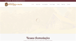 Desktop Screenshot of engenhodamata.com.br